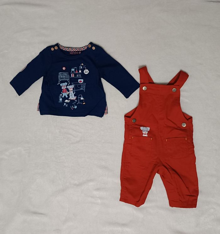 Ensemble 2 pièces Sergent major 3 mois