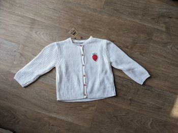 Gilet coton bio monoprix bout chou 36 mois