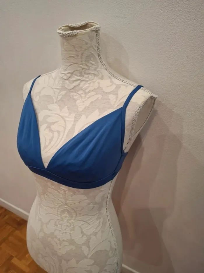 Haut de maillot de bain bleu petrol canard trimph taille 90 C - photo numéro 4