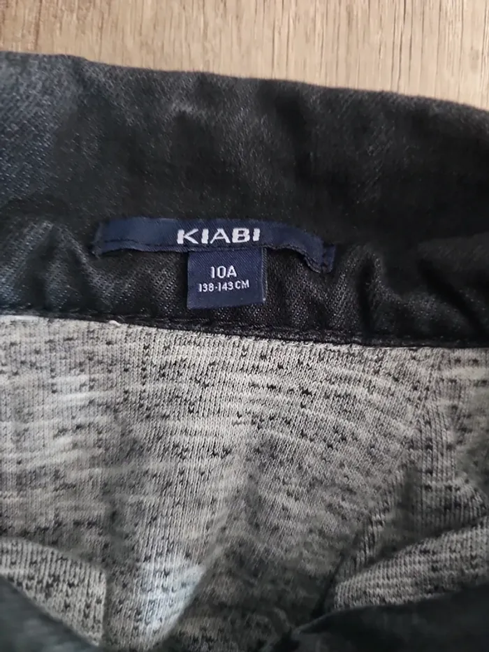 Veste en jean pour garçon taille 10 ans marque kiabi - photo numéro 2