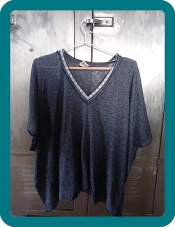 Haut manches courtes chauve-souris taille unique bon état