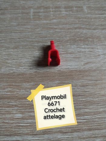 Playmobil 6671 crochet attelage