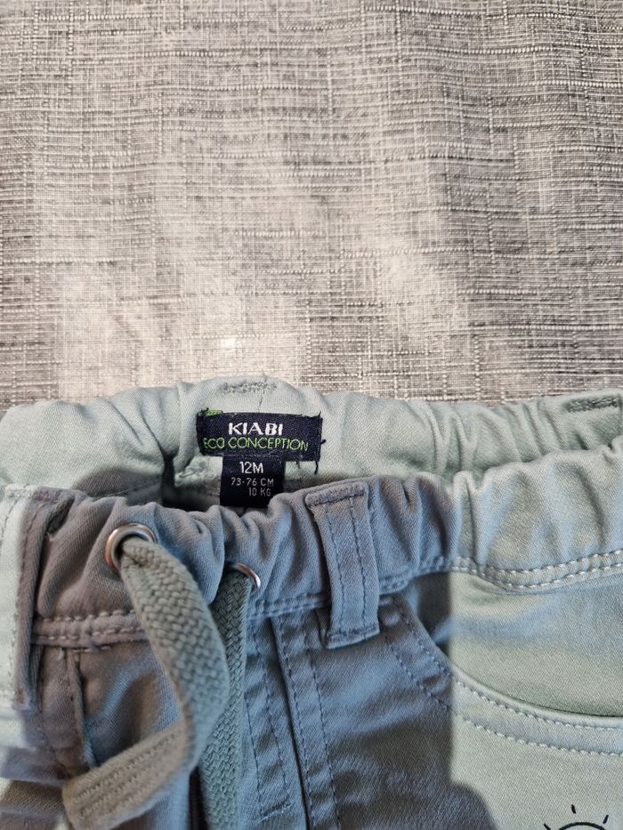 Jeans slim , élastique 12mois - photo numéro 2