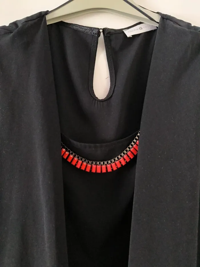 Robe noire courte. Cache-cache. Taille 42 - photo numéro 3