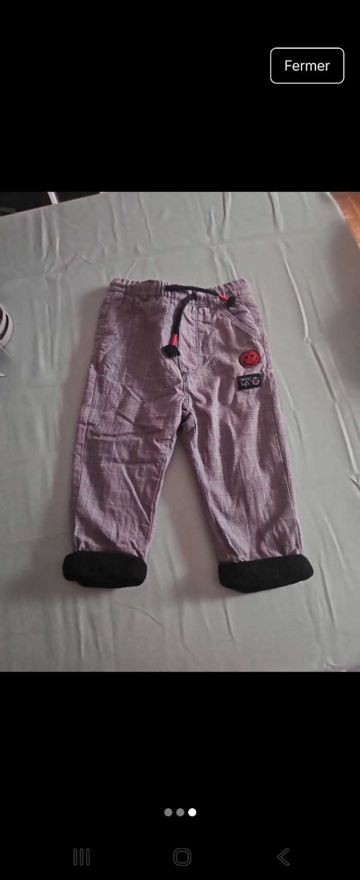 Lot de 2 pantalons bébé - photo numéro 3