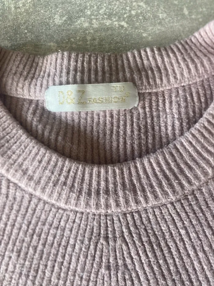 Pull chaud rose pale TU - photo numéro 2