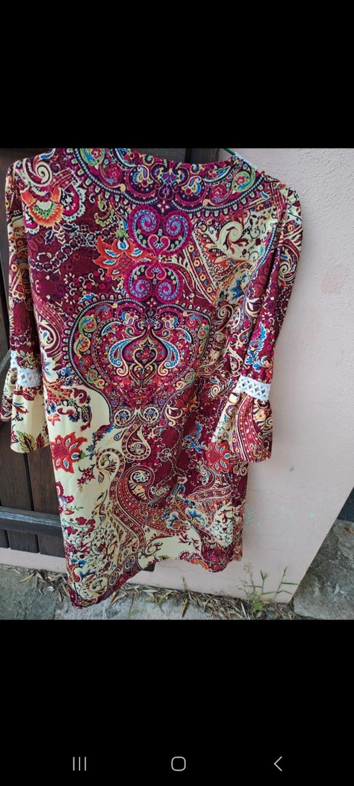 Robe femme fluide manche 3/4 - photo numéro 4