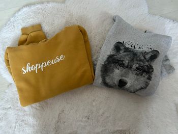 Lot de 2 sweat-shirts à capuche ado fille 