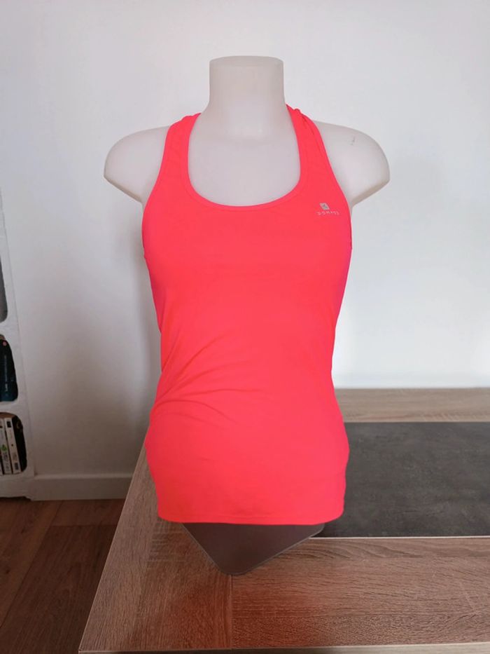 Débardeur rose sport