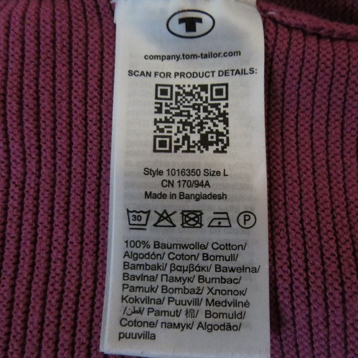 ✨ Superbe pull TOM TAILOR – 100% coton biologique – Taille L ✨ - photo numéro 10