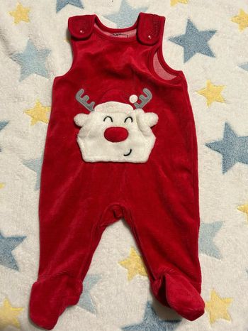 Pyjama velours salopette