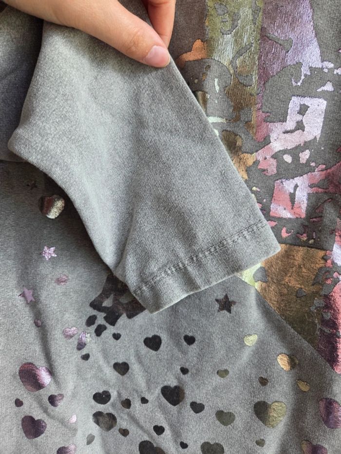 Pull motif étoile métallisée - made in italy - taille L - photo numéro 3