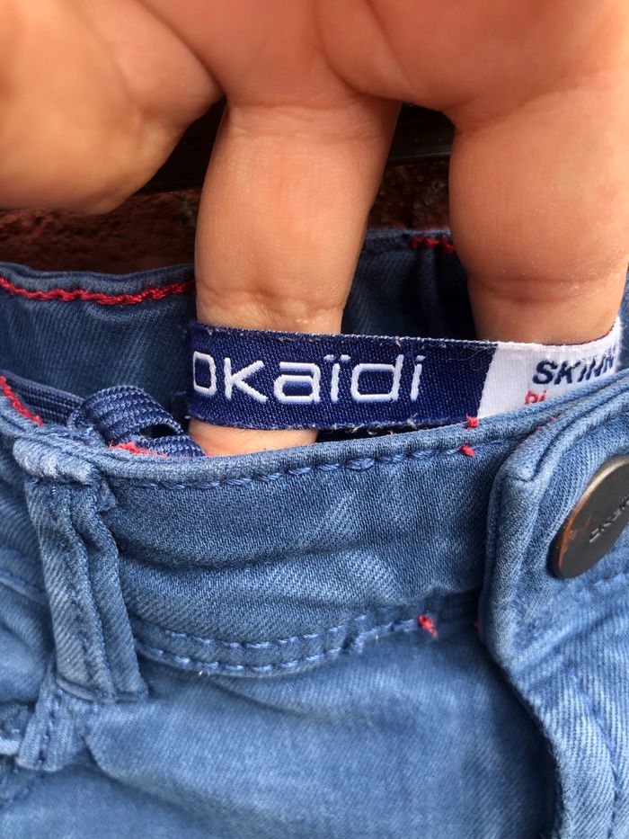 Jeans bleu okaidi taille 4 ans - photo numéro 5