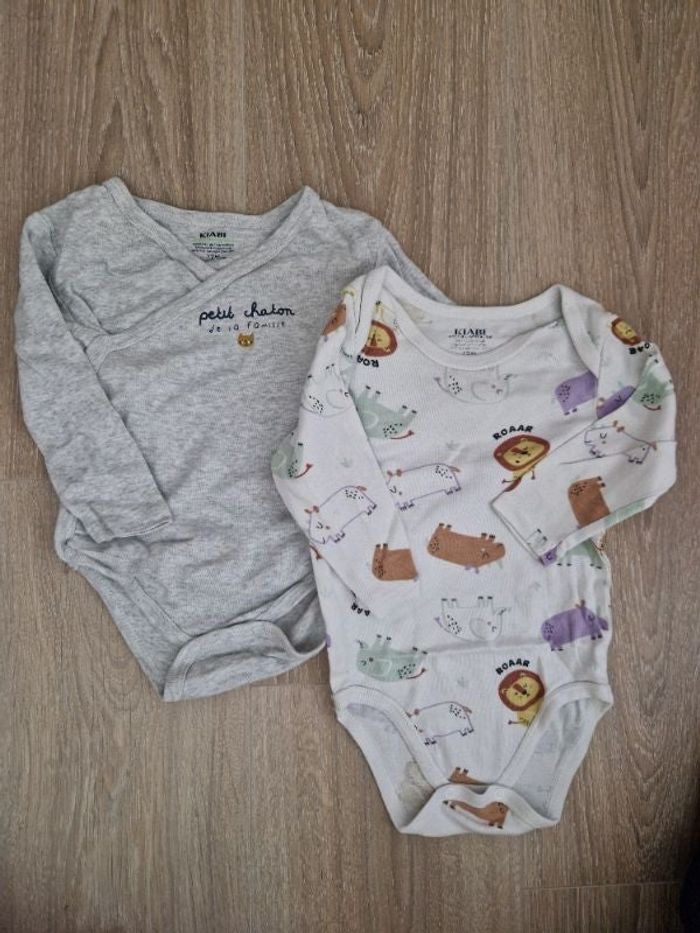 Lot de 2 bodys