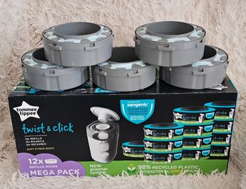 Lot de 5 recharges originales Twist & click Tommee Tippee neufs 
