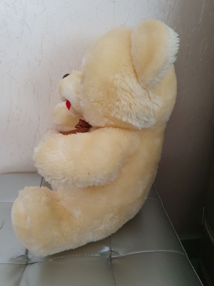 Peluche Nounours jaune - photo numéro 5