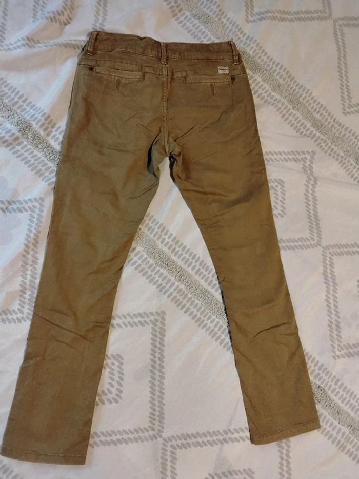 Jean beige noisette Pépé Jeans taille 8ans - photo numéro 6