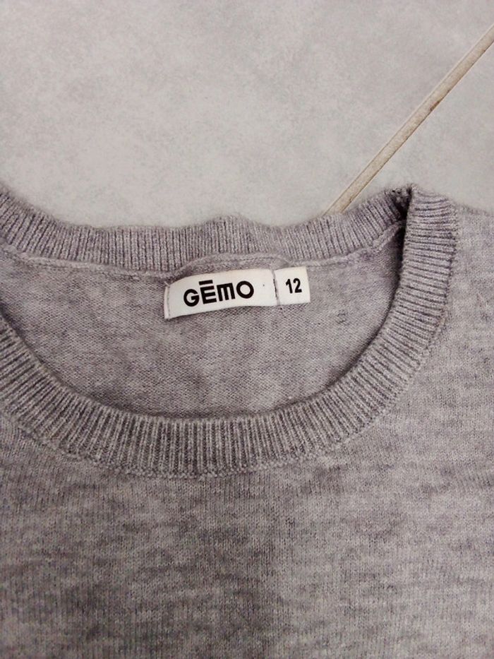 Pull gris - photo numéro 3