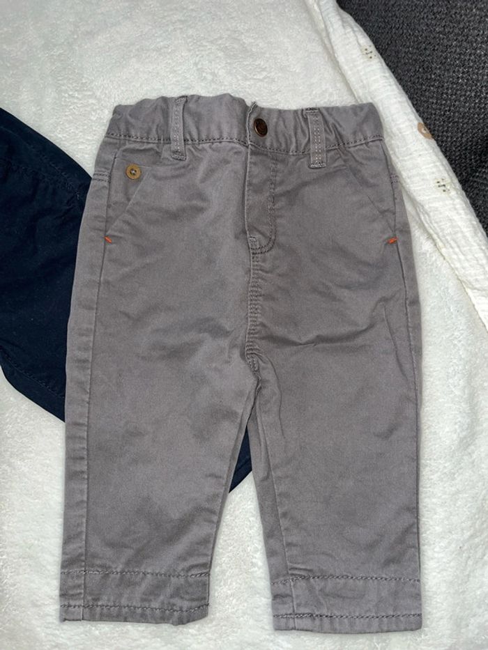 Lot de 2 pantalons 6 mois - photo numéro 2