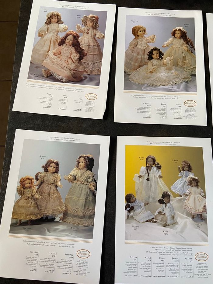 Catalogue 51 poupées de collection italiennes Le bambole di Arianna - photo numéro 3