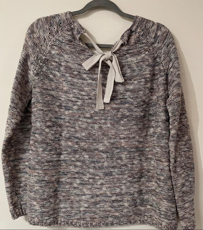 Pull d’hiver Multicolore femme taille 40 Large Kiabi très bon état - photo numéro 4