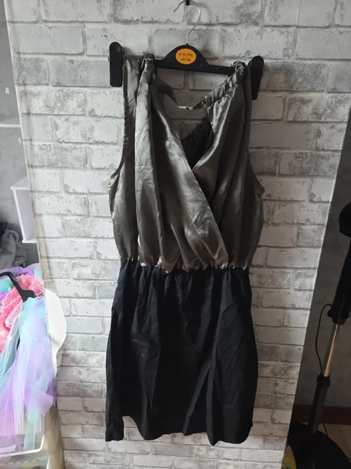 Robe Véro moda taille L bi matiere - photo numéro 3