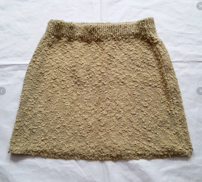 Mini jupe moutarde Rohina taille S