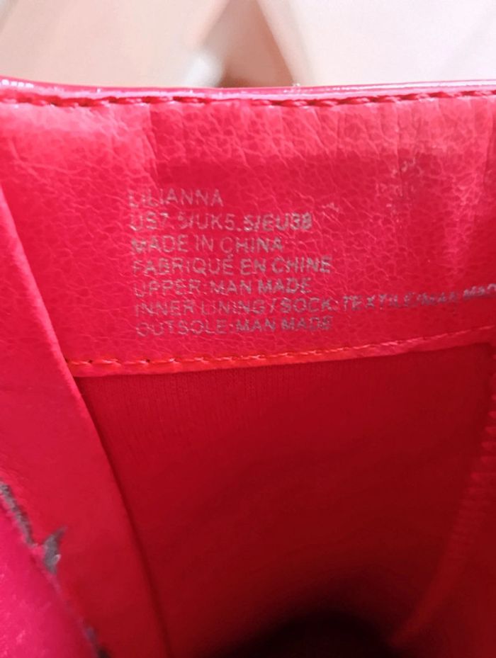 Bottines rouge - photo numéro 6