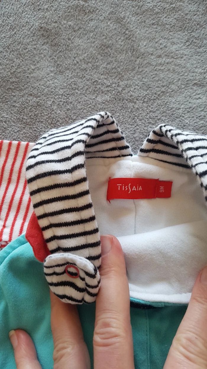 Ensemble salopette et bodies 9 mois - photo numéro 4