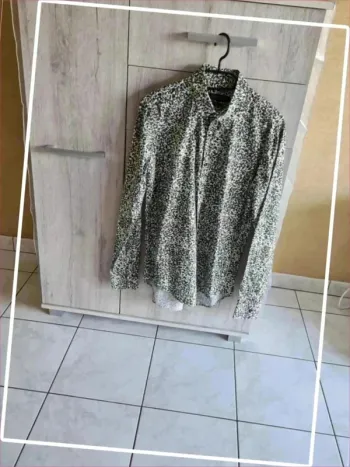 Chemise zara man slim flit