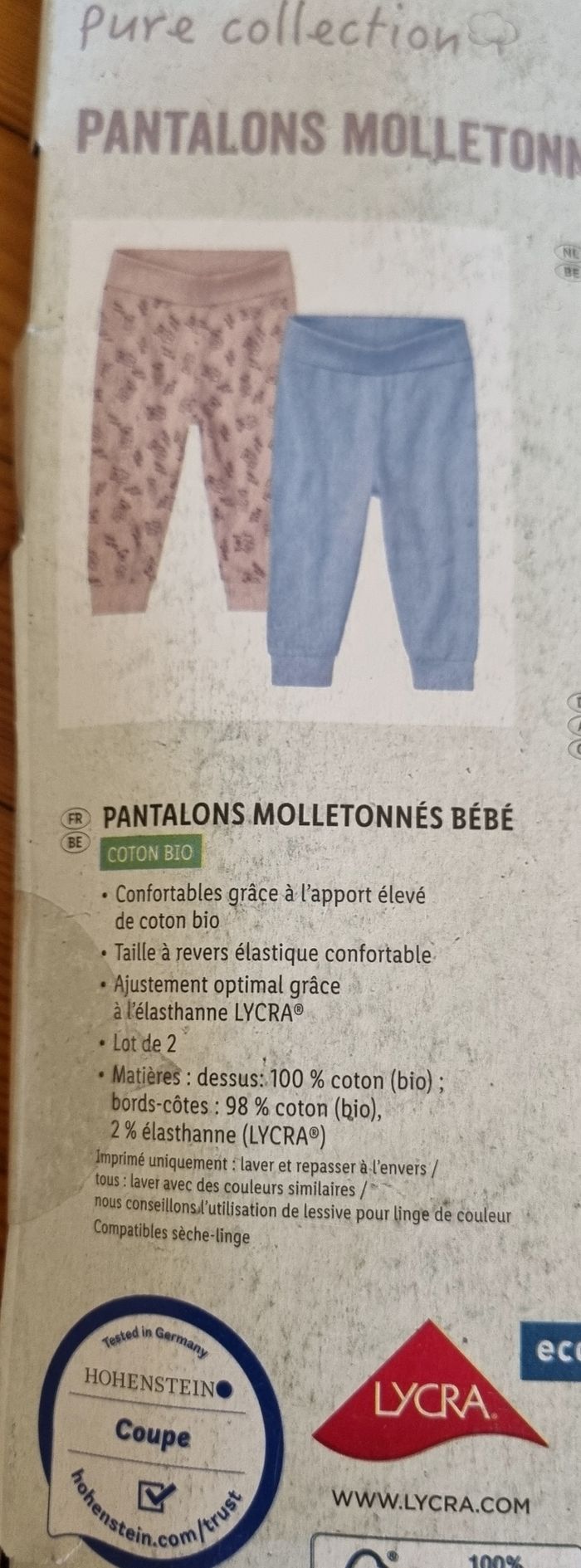 Lot 2 pantalons bébé neufs - photo numéro 5