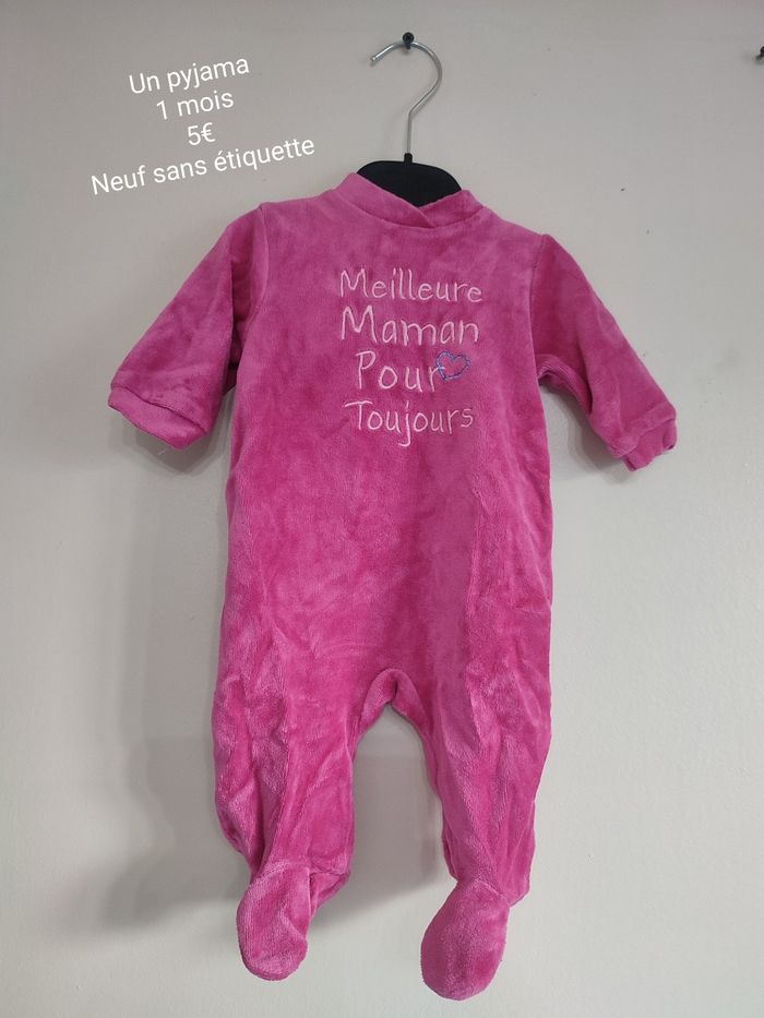 Pyjama 1 mois fille