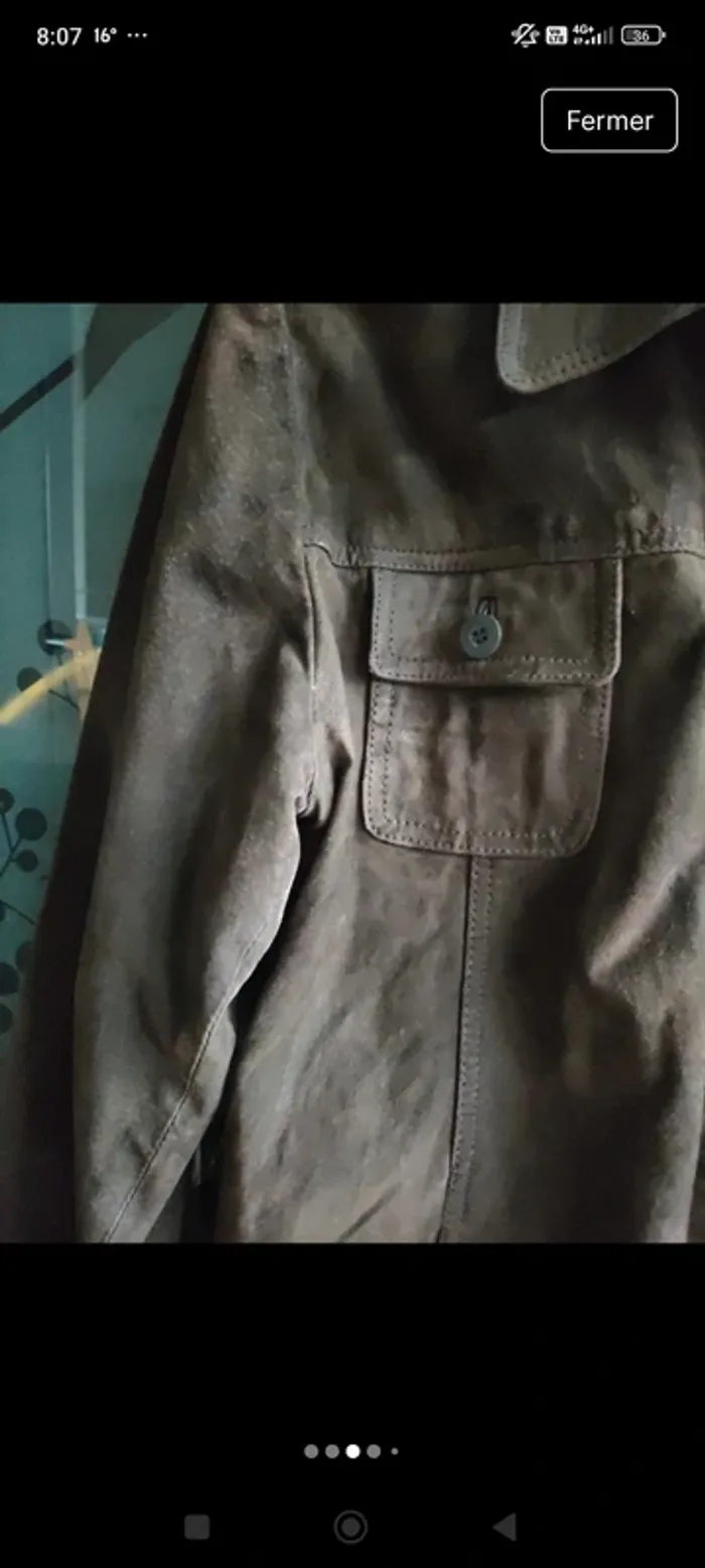 Veste croûte de cuire - photo numéro 3