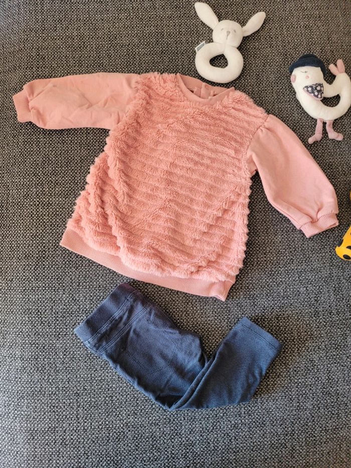 Ensemble fille hiver 9 mois