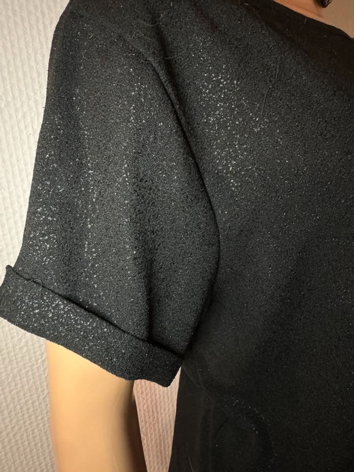 T-shirt Noir Zeeman en Taille 44 - Basique Confortable avec Finitions Soignées légèrement brillant - photo numéro 3