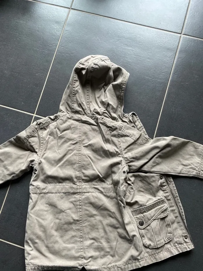 Parka marronné kaki doublé - photo numéro 10