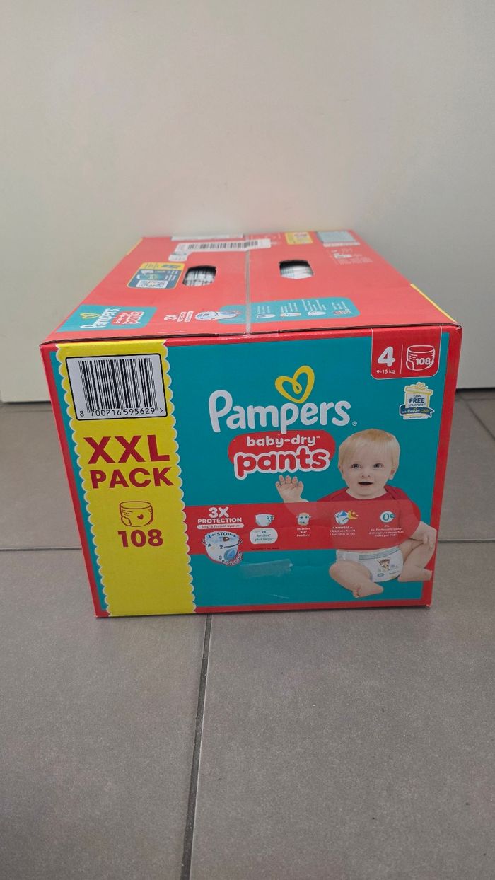 108  Couches Pampers T4 Pants - photo numéro 2
