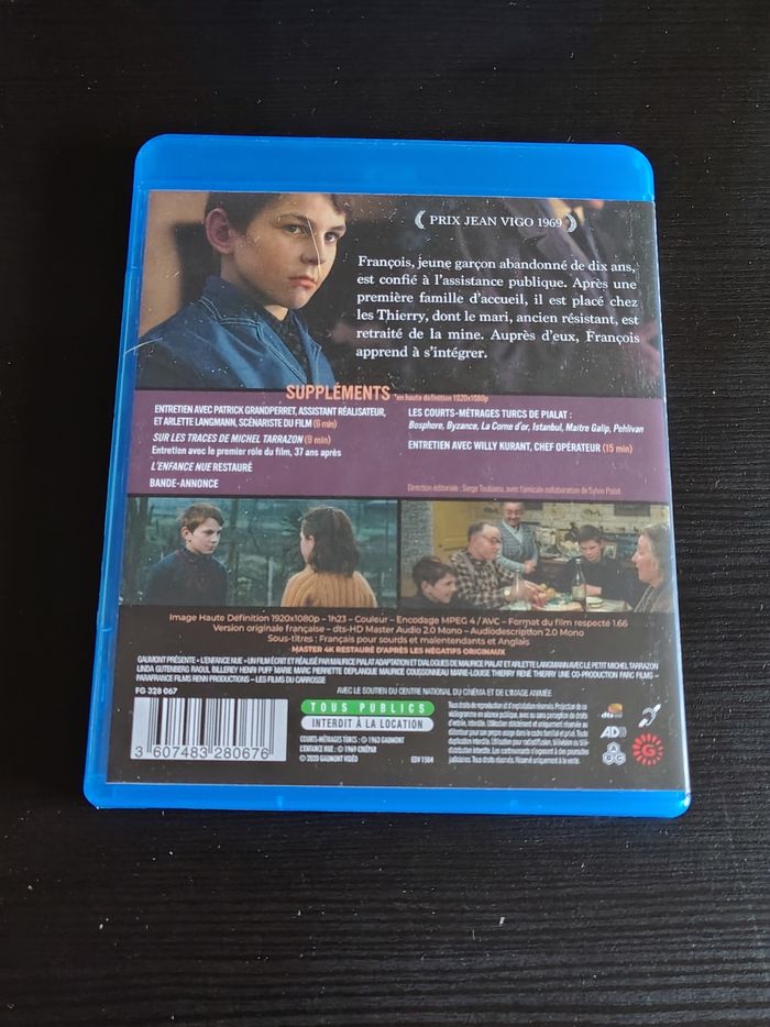 Blu Ray L'Enfance Nue (Michel Tarrazon, Linda Gutemberg, Maurice Pialat) - photo numéro 2