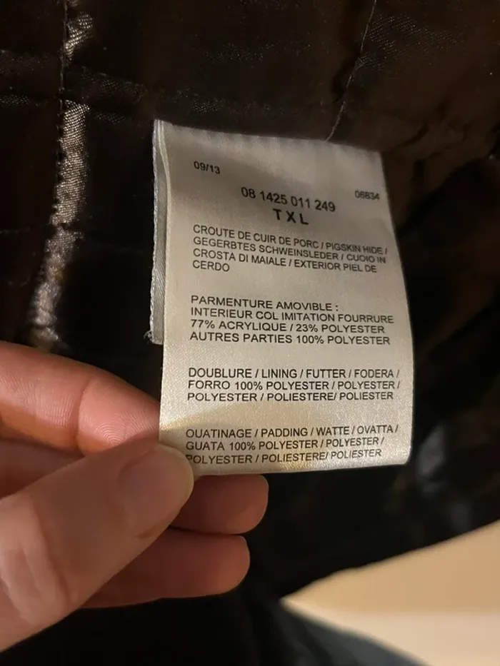 Veste en croûte de cuir - photo numéro 3