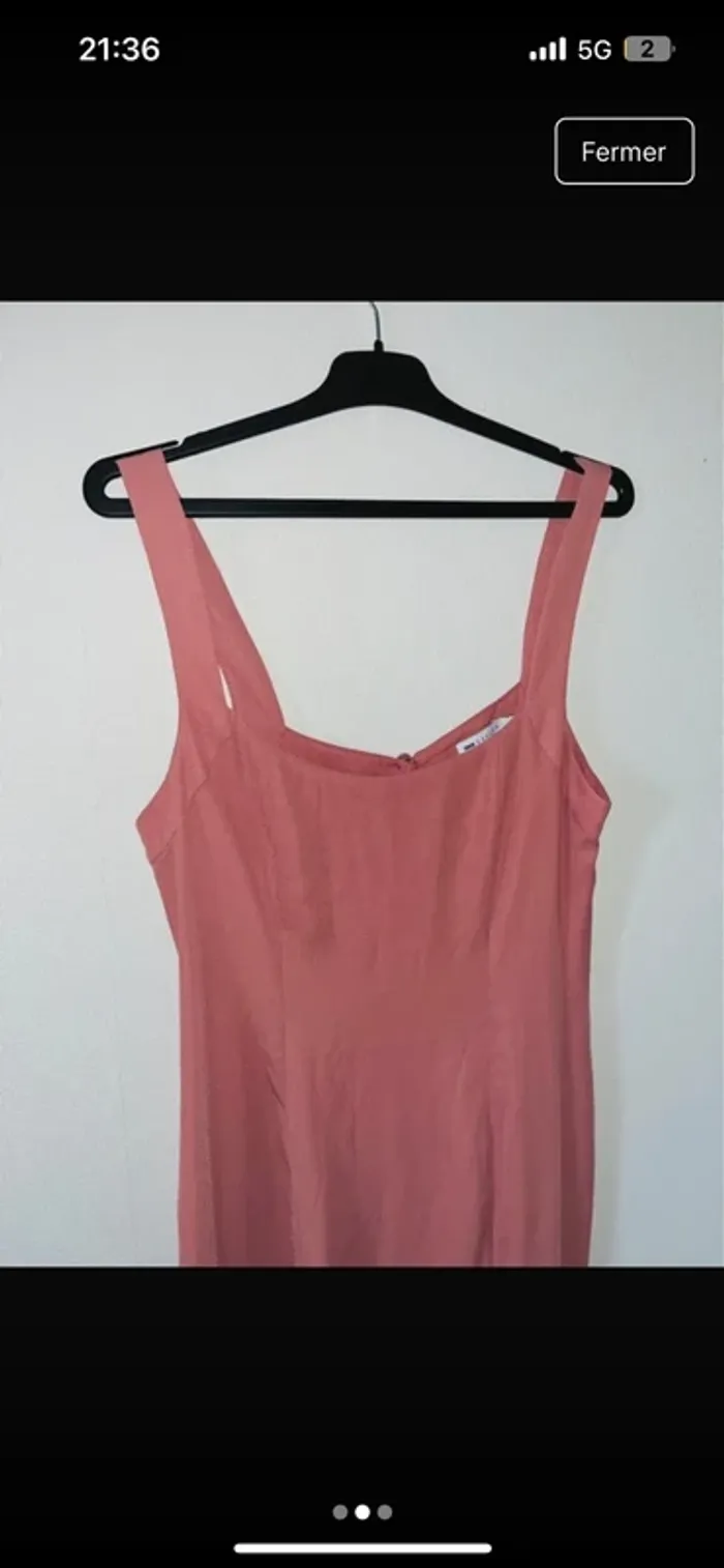 Robe longue rose - photo numéro 2