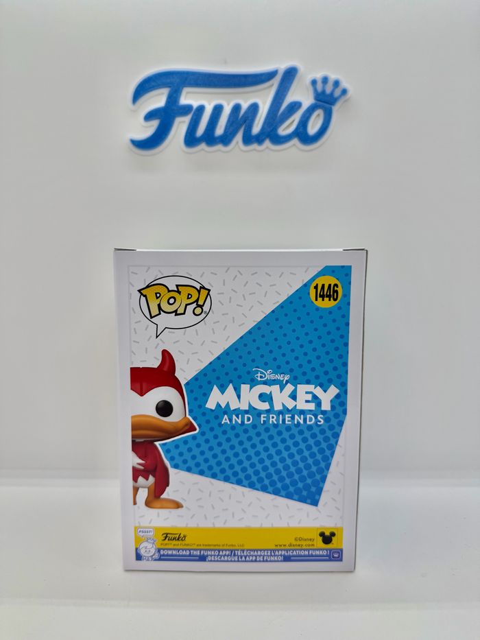 Funko Pop Disney Devil Donald With Pumpkin 1446 Black Light Chase - photo numéro 4
