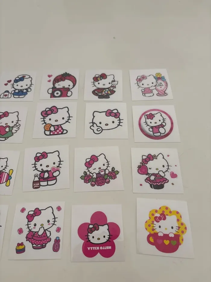 Lot 20 tatouage Hello Kitty - photo numéro 3