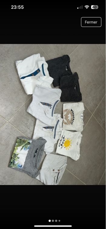 Lot tee shirts 3 ans
