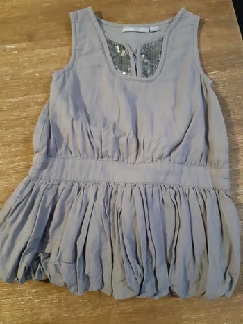 Robe grise sequins 3 suisses 3 ans fille neuve boule