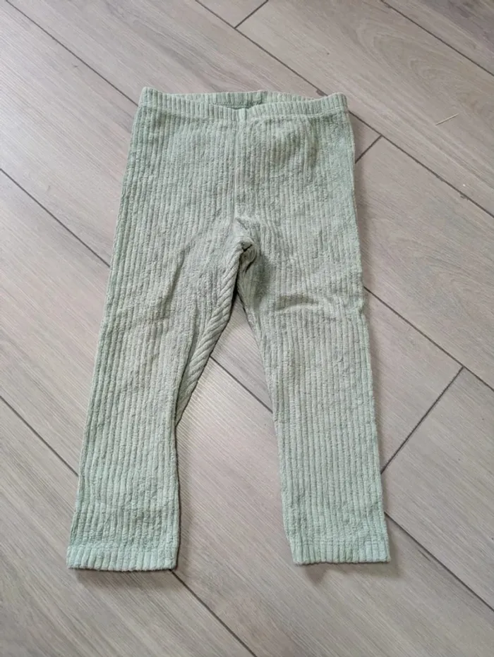 Pantalon côtelé Primark 18-24 mois menthe