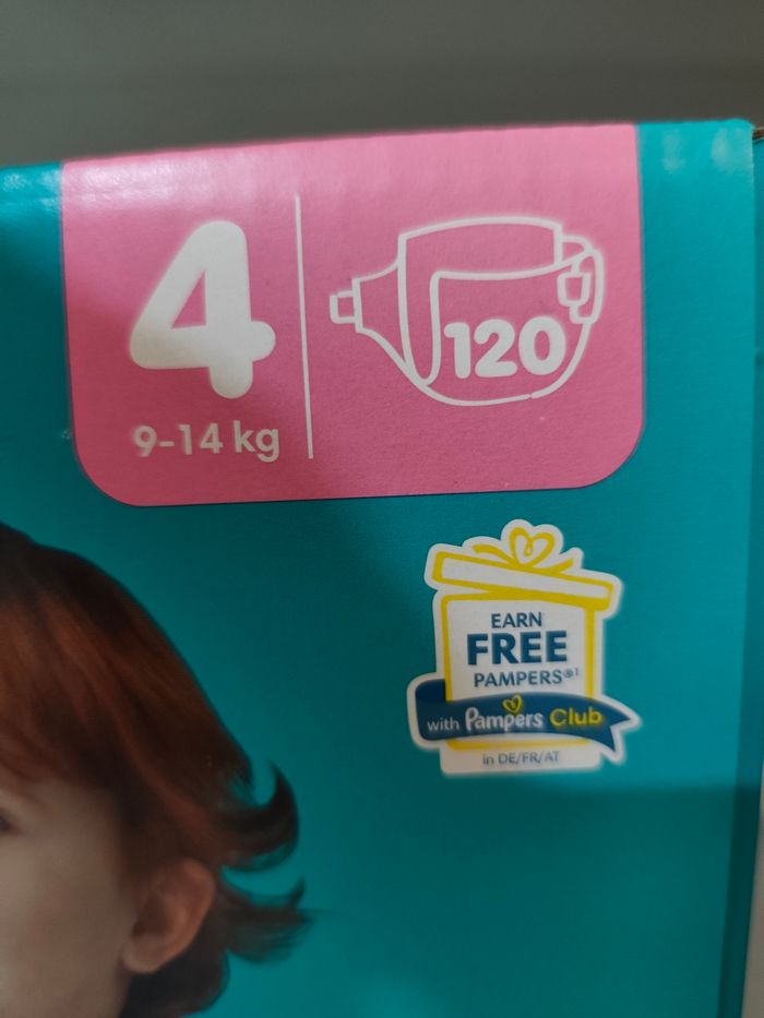 Pampers T4 (120 couches) - photo numéro 3