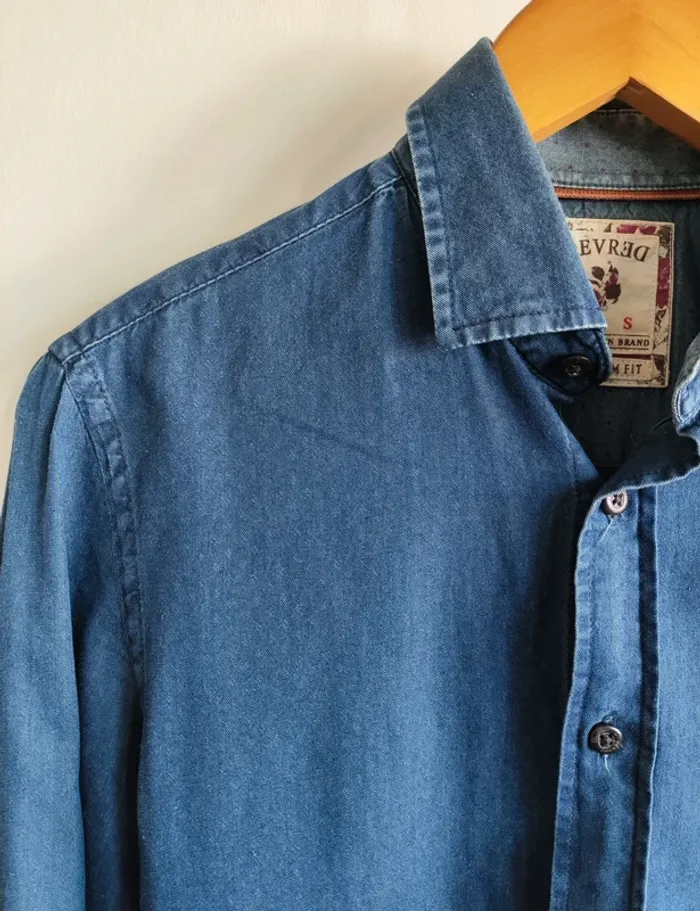 Chemise Devred taille S extra slim fit Bleu - photo numéro 3