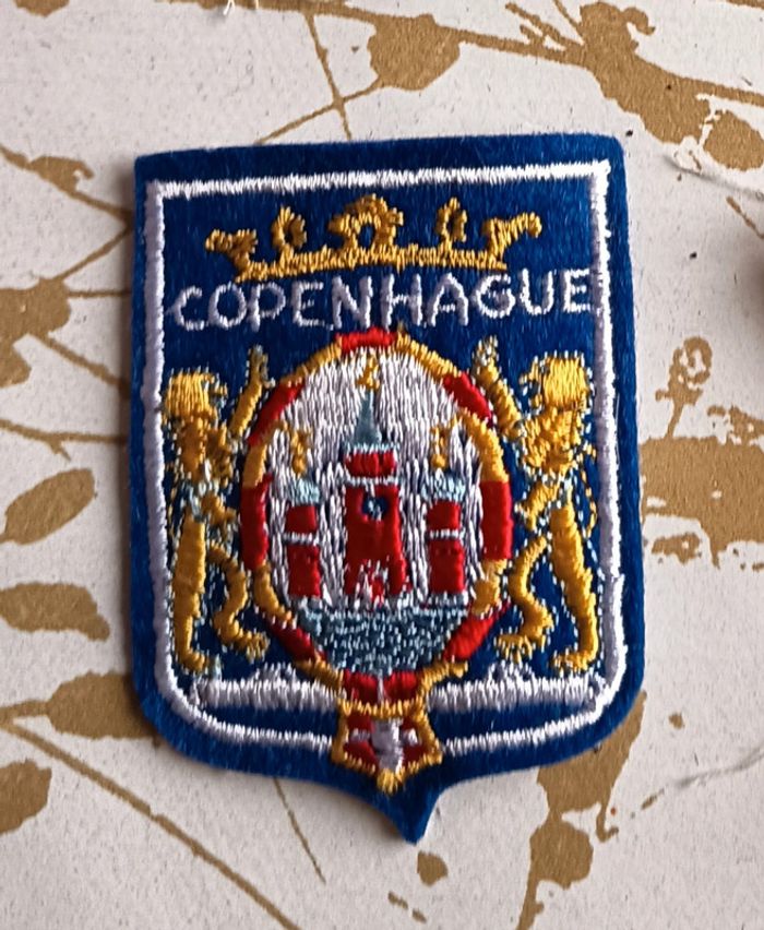 Écusson / blason à coudre ville de Copenhague
