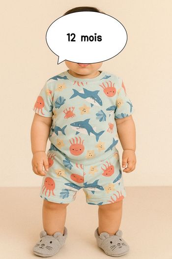 Ensemble short bébé garçon