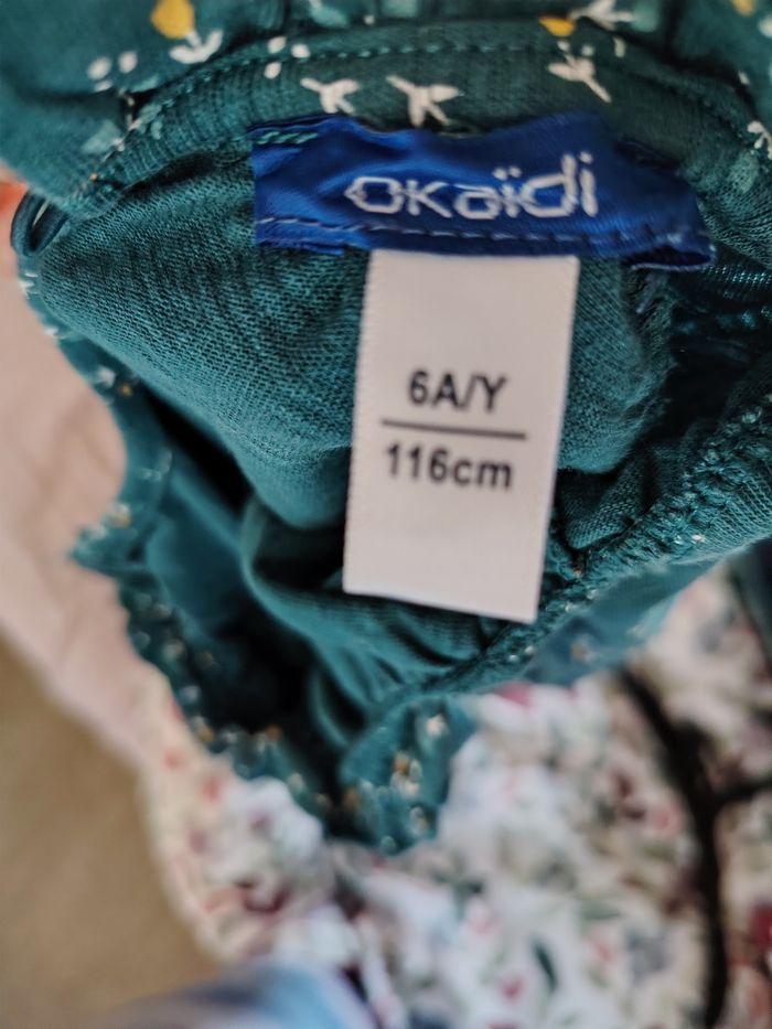 Blouse manches longues Okaidi 6ans - photo numéro 4